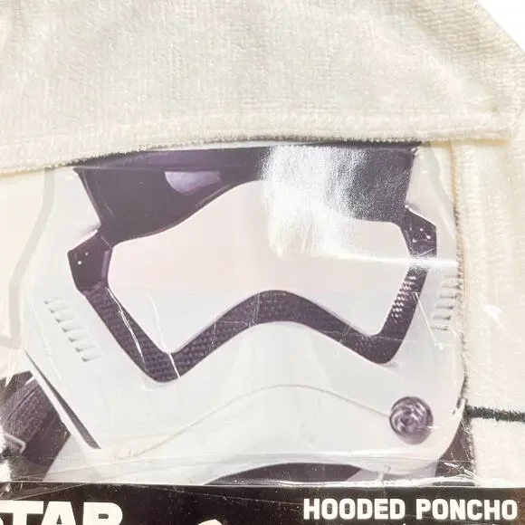 Disney Star Wars Stormtrooper Cotton Hooded Poncho - Picture 4 of 5